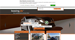 Desktop Screenshot of leasing.de